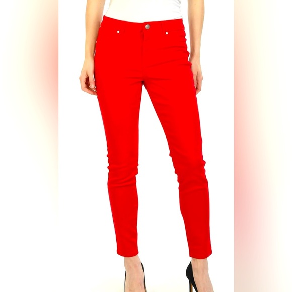 EUC D Jeans Crimson Missy Sateen Ankle Jeans - Picture 1 of 4